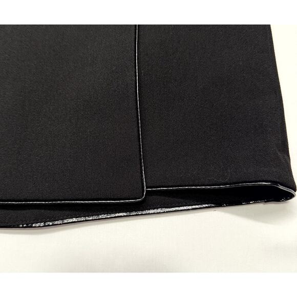 White House Black Market Faux-Wrap Boot Skirt w/ Faux Leather Trim Size 2 - Picture 5 of 11